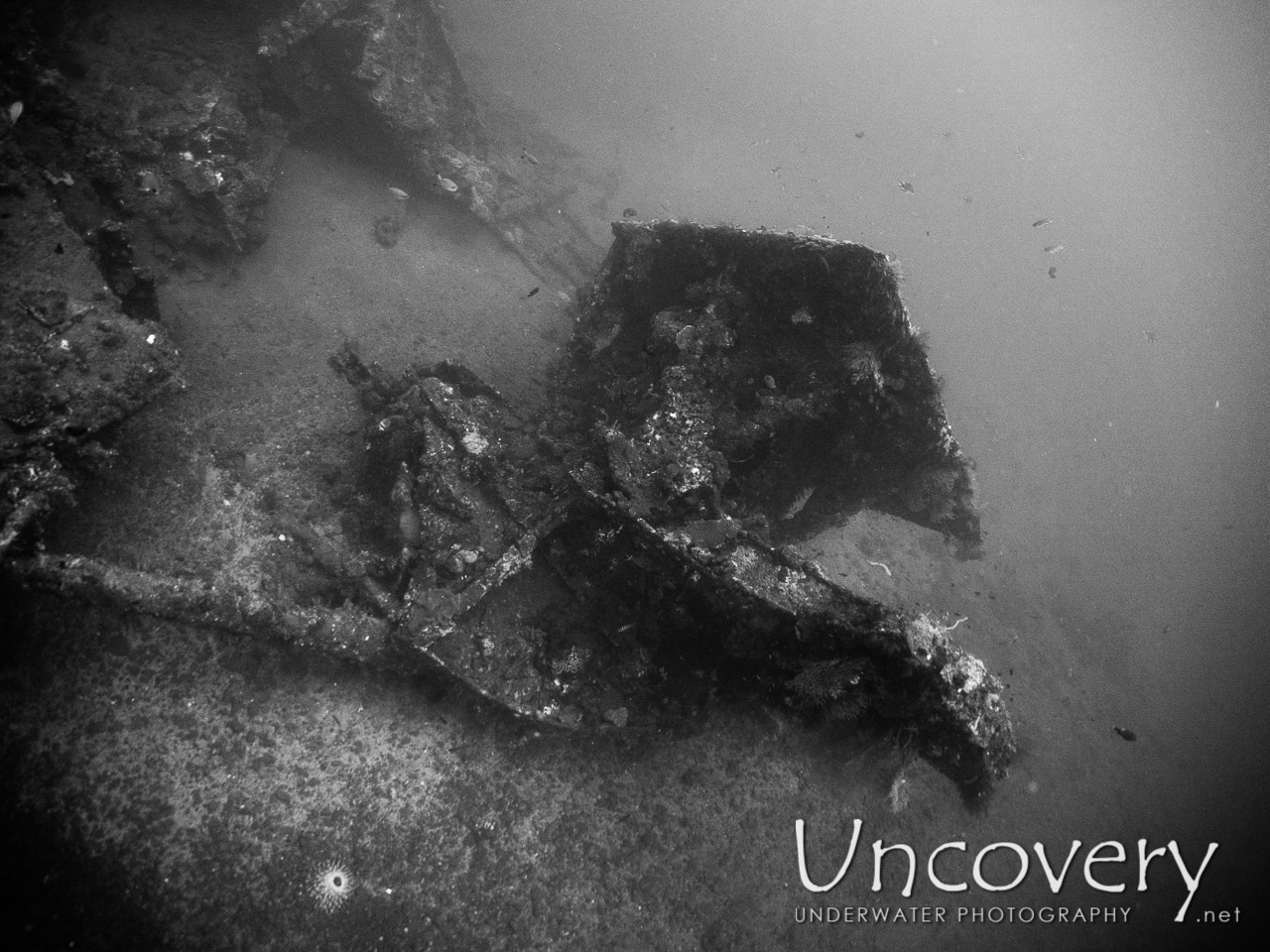 Wreck, photo taken in Indonesia, Bali, Tulamben, Liberty Wreck