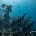 Wreck, photo taken in Indonesia, Bali, Tulamben, Liberty Wreck